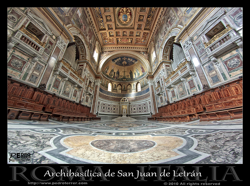 Roma - Archibasílica de San Juan de Letrán - Abside