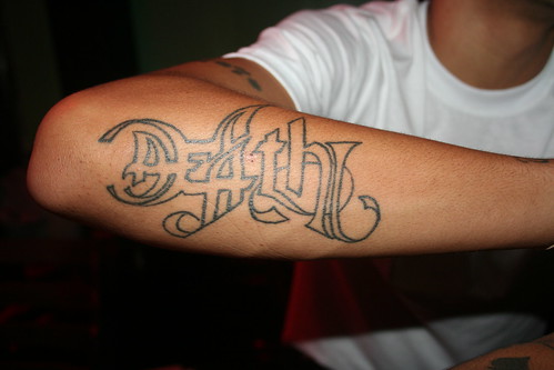Death & Life Ace's Tattoo.