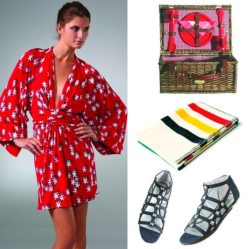 July 4th essentials- Cute dress, picnic blanket + basket and DIY bug spray that smells good 