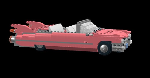 1959 Cadillac Convertible Lego Design By Me 40 Universe Mode