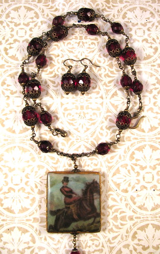 2010 Holiday Collection - Victorian Romance "Baroness" Necklace and Earrings Set