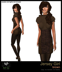 [MG fashion] Jersey Girl (brown)