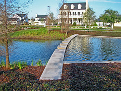 this pond in Baldwin Park doubles as stormwater control (by: EPA Smart Growth)