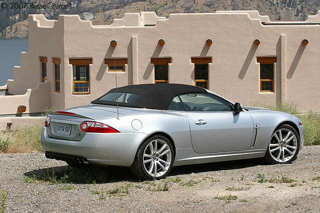 auto car silver fast convertible gt coupe sportscar supercharged roadster jaguarxkr ©2007russellpurcell ©russellpurcell russpurcell russellpurcell