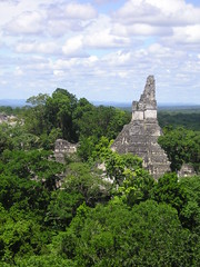 Tikal view from Temple V