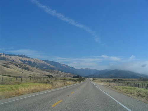 Open Road near San Simeon