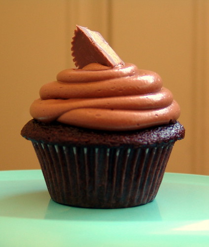 Peanut butter cup(cake) from Atlanta's Sugar Mama's Cupcakery