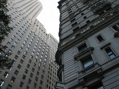 1 Wall Street and Empire Building by epicharmus, on Flickr