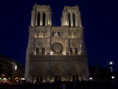 Notre-Dame at night