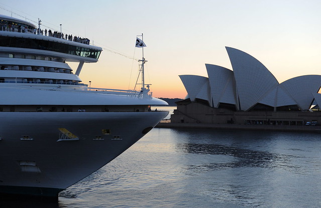 Sapphire Princess in Sydney by Princess Cruises