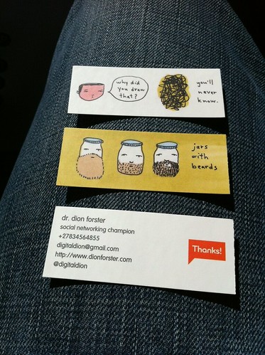 My new personal moo cards! Love them!