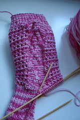 Pink Ribbon Sock