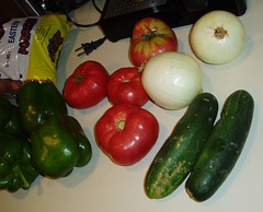 bunch of veggies