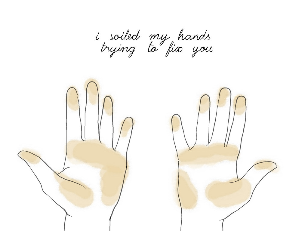 soiled hands