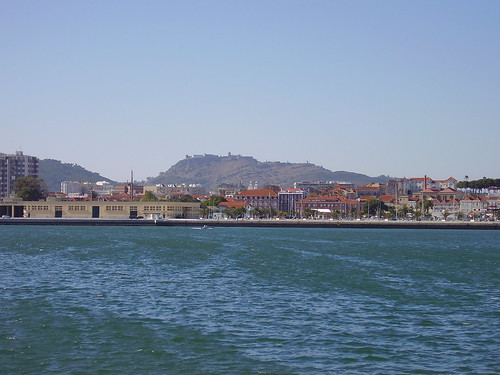 The city of Setubal from the river