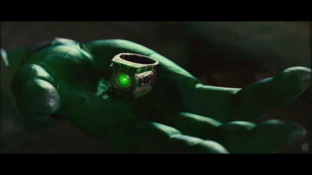 Linterna Verde escena anillo