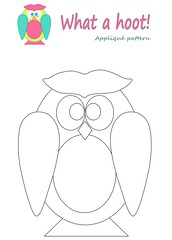 Owl Applique Pattern