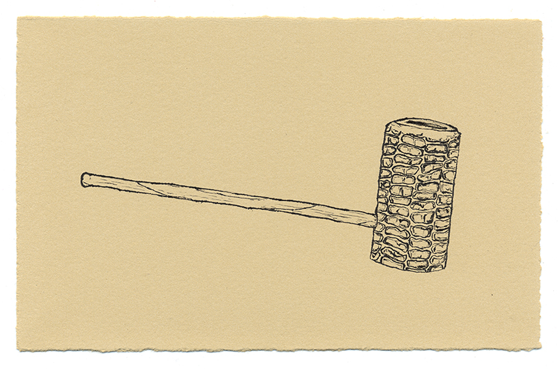Mark Twain Corn Cob Pipe Authentic Artifact