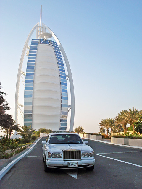 car silver star hotel al dubai taxi united uae rollsroyce emirates arab seven supercar luxe burj luxurious seraph vae verenigde arabische emiraten silverseraph autogespot