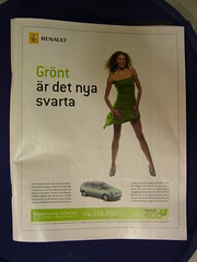 "Grönt är det nya svarta" - "Green is the new black"