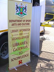 mobile library bus - banner