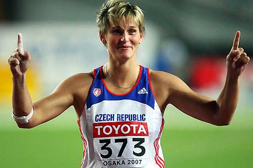 IAAF.org - Barbora Spotakova, CZE, won gold meadl for Javelin throw with a 67.07m performance, setting a national record.