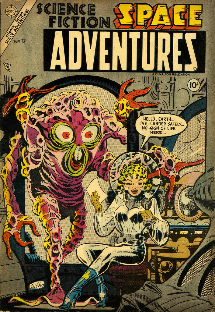 Space Adventures #12 (Steve Ditko Art) Charlton, 1954