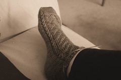 New Sock on Foot 082807