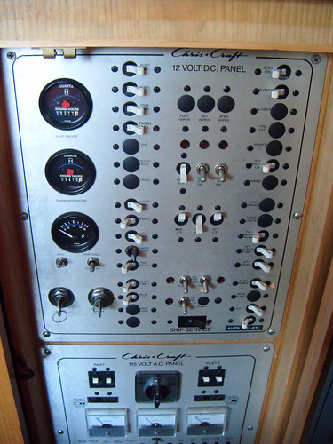 boat's electrical panel