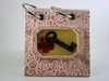 Pink Key Polymer Clay Notepad