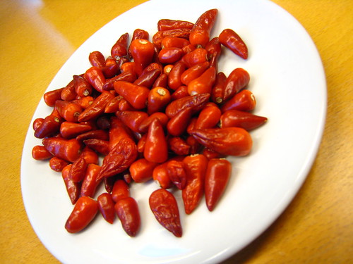 Chilis on a plate