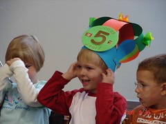 Jonas' 5th birthday party at school