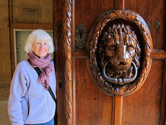 IMG_2329: Betty and Door to City Hall