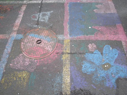 Colored pavement