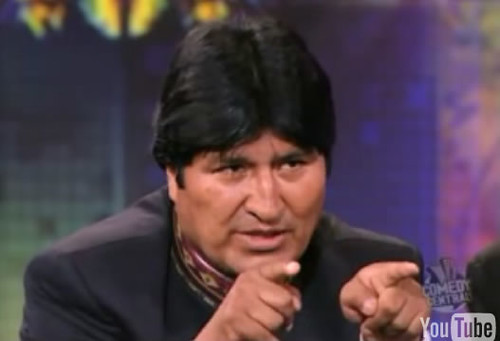 Evo Morales entrevista The Daily show
