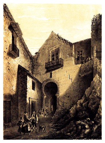 018-Malaga puerta de la Alcazaba-Recuerdos y bellezas de España-Reino de Granada