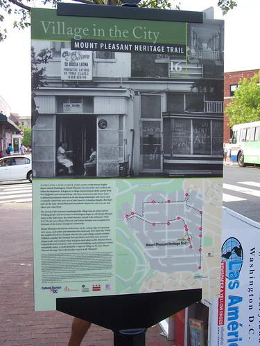 Mount Pleasant History Trail sign