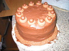 Chocolate Malted Matinee Cake