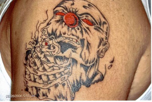 Tattoo By Bear (280) by Tattoo By Bear. evil clown prayer hands