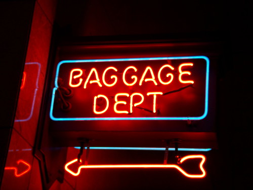 Baggage Dept Sign by Dornoff Photography