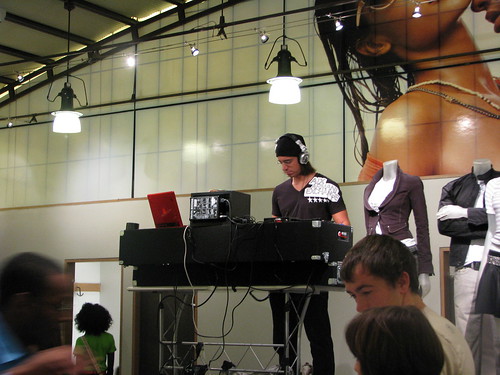 AX store had a DJ!!!