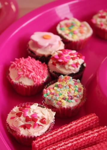 Birthday mini cupcakes