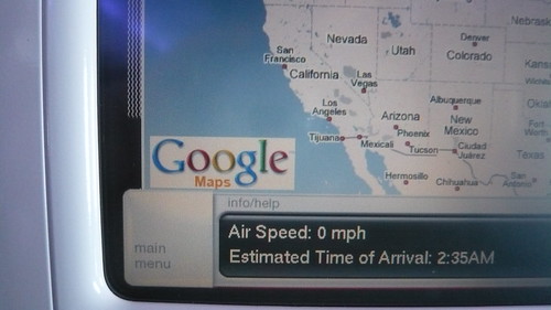 Google Maps on a plane!