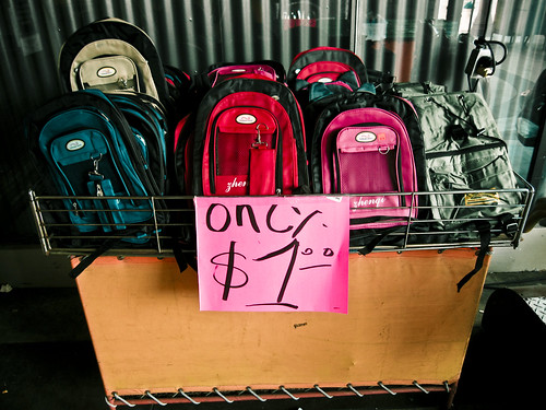 Backpacks Cost $1