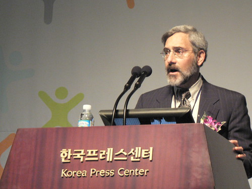 George Barnett speaks at the NIA Digital Culture Conference, Seoul, Korea