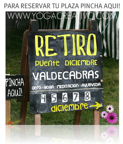 Valdecabras, Retiro Aero Yoga. DICIEMBRE 2010