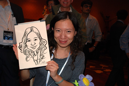 Caricature live sketching for EMC APJ Salers Kick Off 2011 - 13