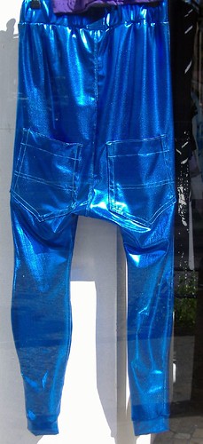 Blue Lamee pants