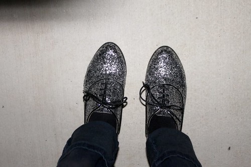 glitter shoes