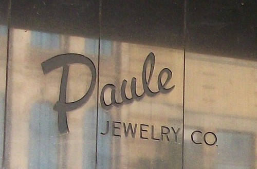 Paule Jewelry Co Ghost Sign